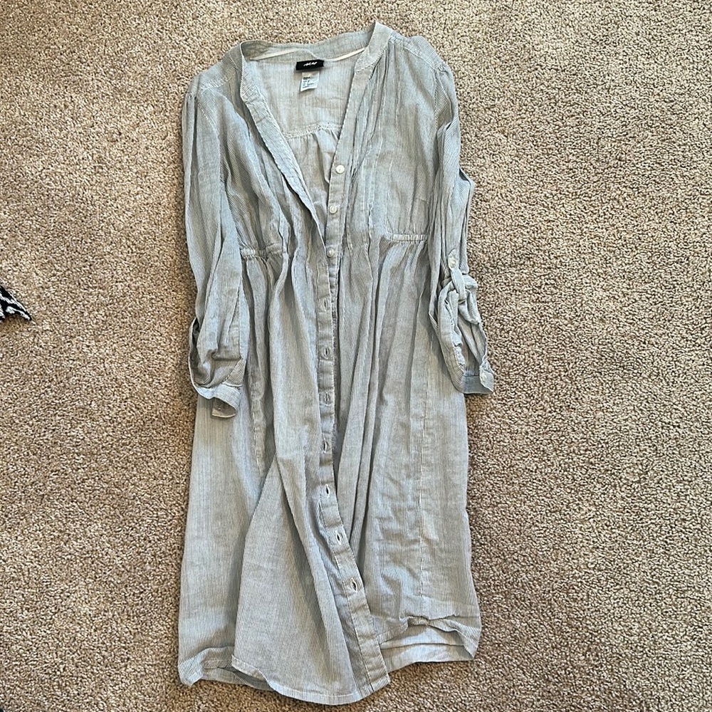 H&M button down tunic / dress